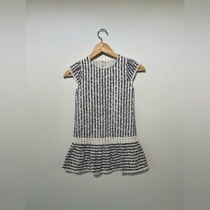 Dunnes Girls Blue Navy Stripe Dress
